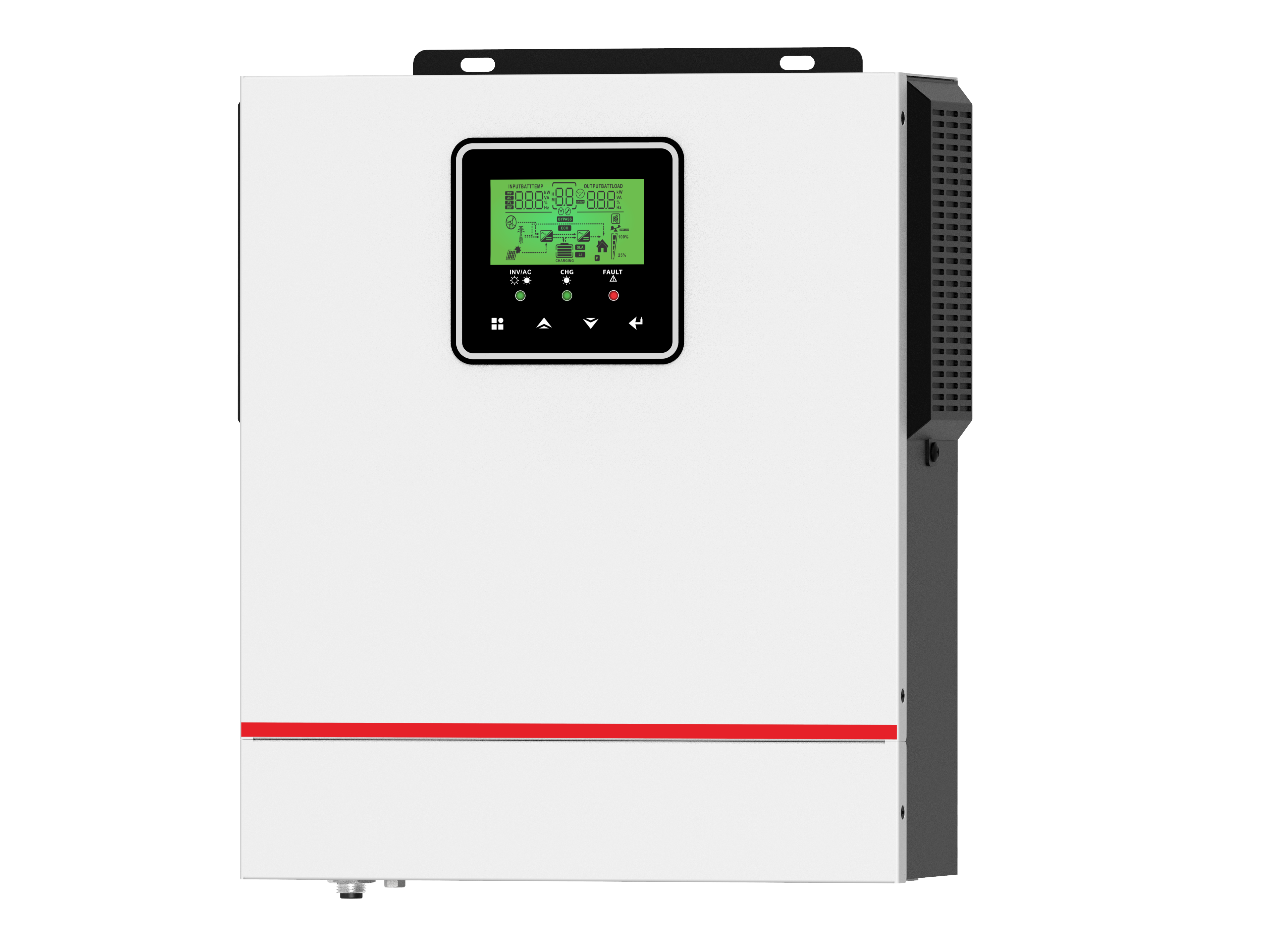 Inversor solar fora da grade, conversor DC para AC, 1,5 kw, 24 v, inversor de onda senoidal pura para sistema solar com carregador solar MPPT